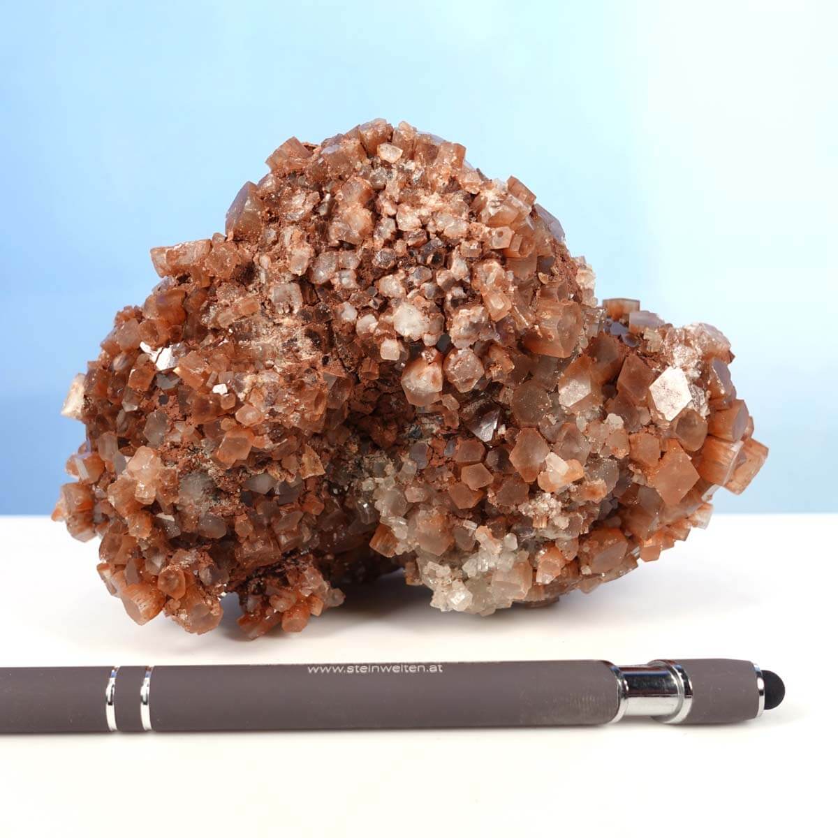 Natürliche rohe Aragonit Kristall Stufe 12x7 cm aus Marokko, perfekte sternförmige Kristallstruktur, ideales Sammlerstück