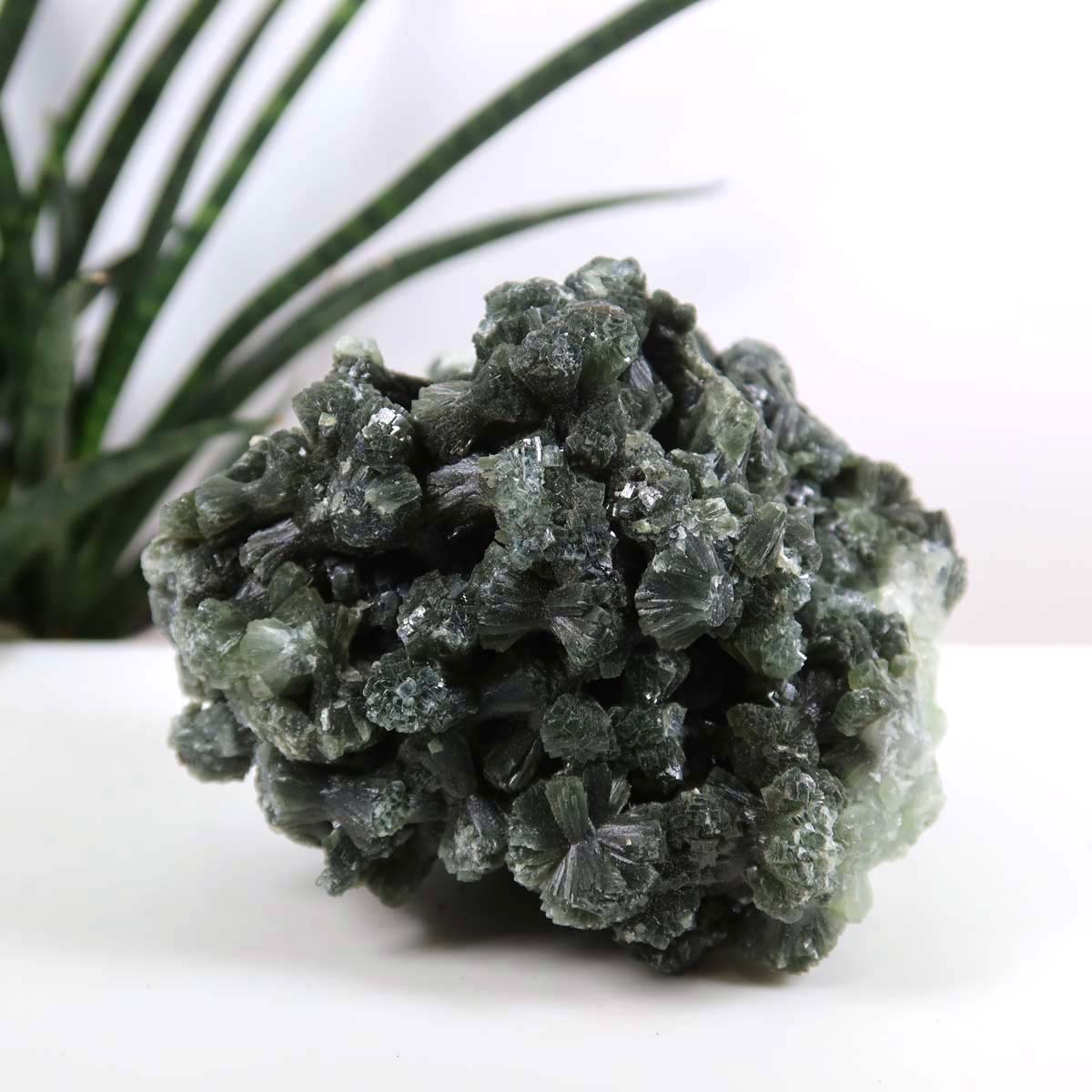 Prehnit 1A Kristall Stufe – aus Marokko 9x6cm - Exklusive Stücke für Sammler und Liebhaber Unikat Nr.23