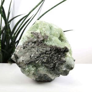 Prehnit 1A Kristall Stufe – aus Marokko 13x14cm - Exklusive Stücke für Sammler und Liebhaber Unikat Nr.10