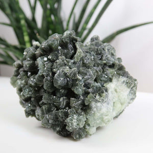 Prehnit 1A Kristall Stufe – aus Marokko 9x6cm - Exklusive Stücke für Sammler und Liebhaber Unikat Nr.23