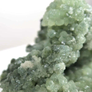 Prehnit 1A Kristall Stufe – aus Marokko 11x9cm - Exklusive Stücke für Sammler und Liebhaber Unikat Nr.20, grüner Prehnit Kristall