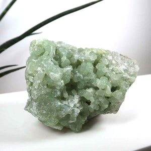 Prehnit 1A Kristall Stufe – aus Marokko 12x9cm - Exklusive Stücke für Sammler und Liebhaber Unikat Nr.12