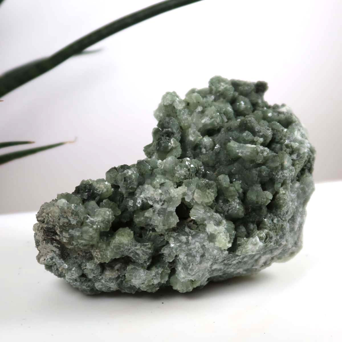 Prehnit 1A Kristall Stufe – aus Marokko 14x6cm - Exklusive Stücke für Sammler und Liebhaber Unikat Nr.24