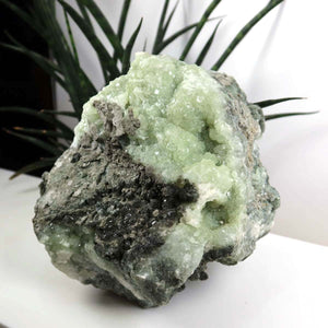 Prehnit 1A Kristall Stufe – aus Marokko 13x14cm - Exklusive Stücke für Sammler und Liebhaber Unikat Nr.10