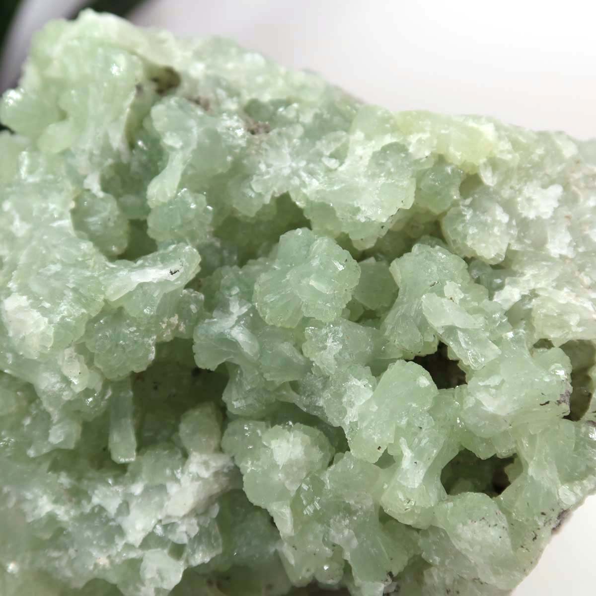 Prehnit 1A Kristall Stufe – aus Marokko 12x9cm - Exklusive Stücke für Sammler und Liebhaber Unikat Nr.12