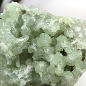 Prehnit 1A Kristall Stufe – aus Marokko 12x9cm - Exklusive Stücke für Sammler und Liebhaber Unikat Nr.12