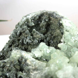 Prehnit 1A Kristall Stufe – aus Marokko 13x8cm - Exklusive Stücke für Sammler und Liebhaber Unikat Nr.37