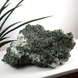 Prehnit 1A Kristall Stufe – aus Marokko 22x10cm - Exklusive Stücke für Sammler und Liebhaber Unikat Nr.36