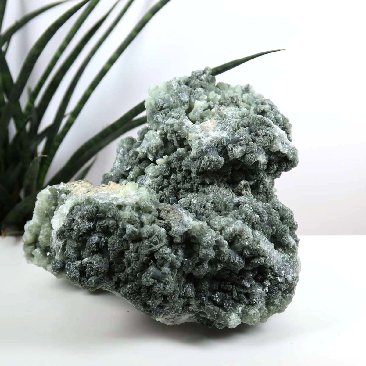 Prehnit 1A Kristall Stufe – aus Marokko 16x11cm - Exklusive Stücke für Sammler und Liebhaber Unikat Nr.16