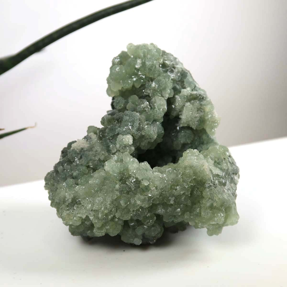 Prehnit 1A Kristall Stufe – aus Marokko 11x9cm - Exklusive Stücke für Sammler und Liebhaber Unikat Nr.20