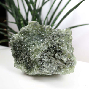 Prehnit 1A Kristall Stufe – aus Marokko 12x8cm - Exklusive Stücke für Sammler und Liebhaber Unikat Nr.1