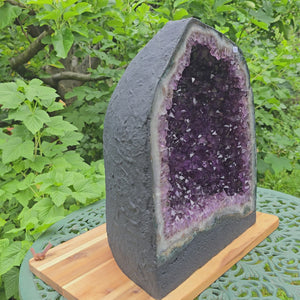 Amethyst Druse – Geode – Harmonie und Entspannung - 35x27x21cm - Nr. 388