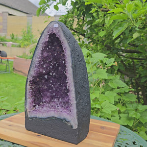 Amethyst Druse – Geode – Harmonie und Entspannung - 33x18x15cm - Nr. 303