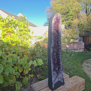 Amethyst Druse – Geode – Höhe 113cm - 69kg – UNIKAT Nr. 61