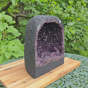Amethyst Druse – Geode – Harmonie und Entspannung - 24x20x14cm - Nr. 351