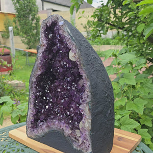 Amethyst Druse – Geode – Harmonie und Entspannung - 37x25x17cm - Nr. 376