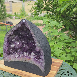 Amethyst Druse – Geode – Harmonie und Entspannung - 27x26x18cm - Nr. 92
