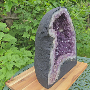 Amethyst Druse – Geode – Harmonie und Entspannung - 32x26x16cm - Nr. 436