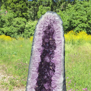 Amethyst Druse – Geode – Harmonie und Entspannung - 98x32x25cm - Nr. 144