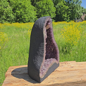 Amethyst Druse – Geode – Harmonie und Entspannung - 49x35x22cm - Nr. 124
