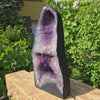 Amethyst Druse – Geode - 48x24x18cm und 21,4kg – Steinwelten OG - Nr. 147, einzigartiger Schmuck für Wohnbereiche und Therapieräume