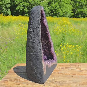 Ametistna drusa – geoda – harmonija i opuštanje - 52x31x21cm - br. 51