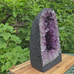 Amethyst Druse – Geode – Harmonie und Entspannung - 32x17x16cm - Nr. 386