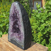 Amethyst Druse – Geode - 29x19x13cm und 7,8kg – Steinwelten OG - Nr. 283, unique decorative crystal