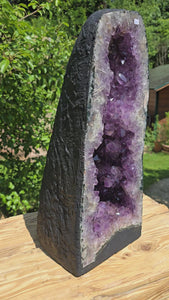 Amethyst Druse – Geode - 51x21x22cm und 26,2kg – Steinwelten OG - Nr.20, perfect for stylish interiors and unique decor.
