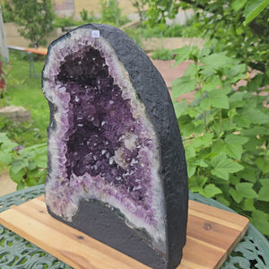 Amethyst Druse – Geode – Harmonie und Entspannung - 32x26x16cm - Nr. 436