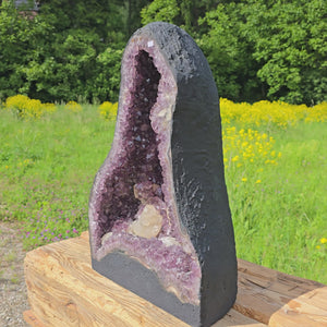 Ametiszt drúza – geóda – harmónia és relaxáció - 31x34x22cm - 132. sz.