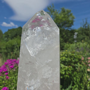 Bergkristall, Quarz, Obelisk geschliffen - 30x11x8 cm - Nr 27