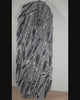 Orthocera und Ammoniten-XL-(freistehend)-128 x 50cm-280-320 Mill. Jahre -Nr.3 in faszinierendem Design.