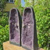 Amethystdrusen Paar 1A - 66kg - Höhe 67cm - Harmonie und Entspannung - UNIKAT 101, ideal für Raumenergie Klärung
