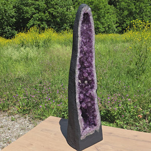 Ametiszt drúza – geóda – harmónia és relaxáció - 110x27x23cm - 140-es szám