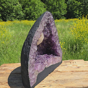 Amethyst Druse – Geode – Harmonie und Entspannung - 41x42x20cm - Nr. 118