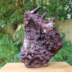 Seltene Hämatit Quarz Bergkristall Stufe (Eisenquarz) 16x13x9cm Marokko Nr. 55