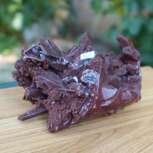 Seltene Hämatit Quarz Bergkristall Stufe (Eisenquarz) 14x10x9cm Marokko Nr. 50