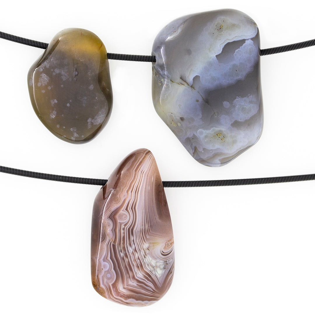 Achat gebohrt von Steinwelten