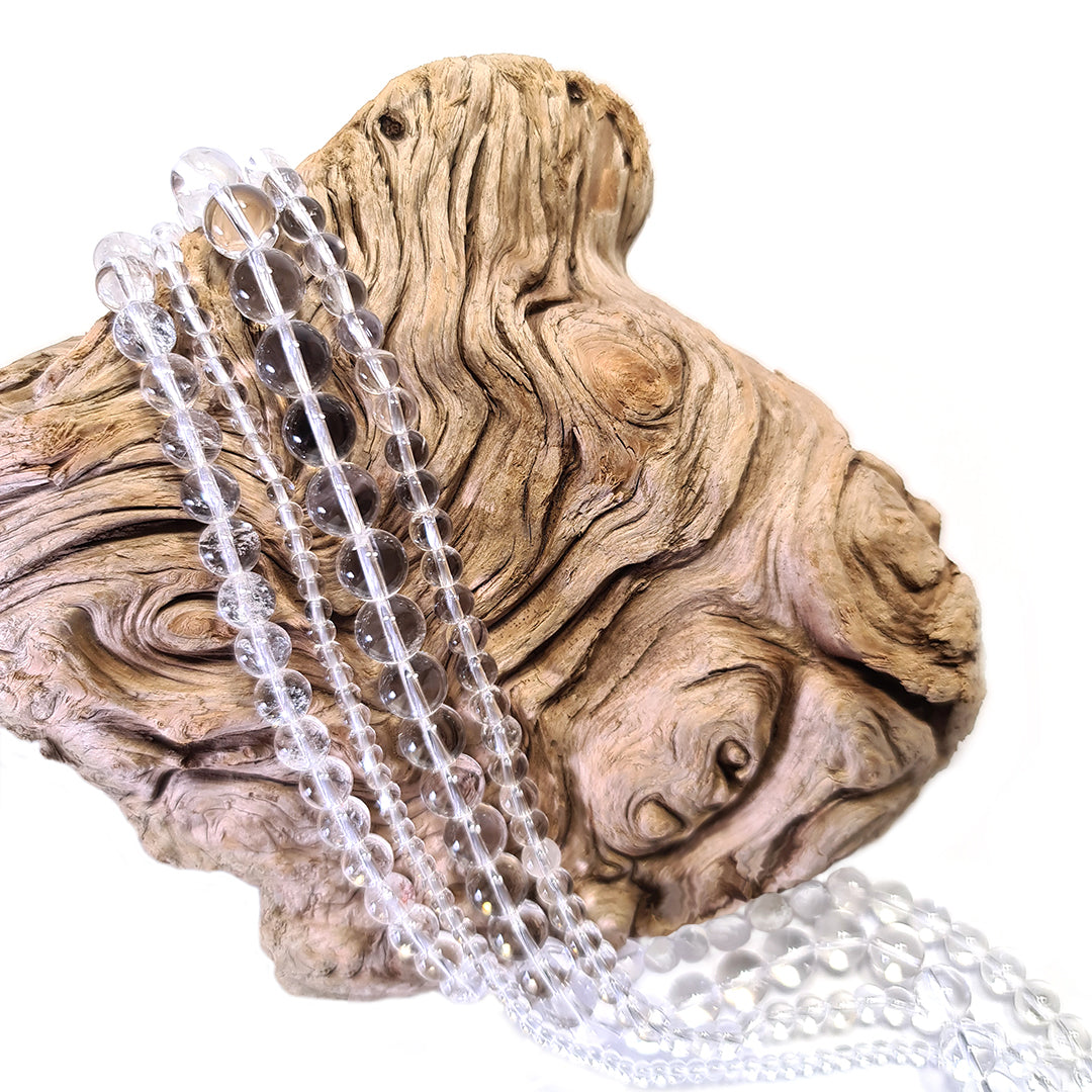 Bergkristall Kettenstrang von Steinwelten