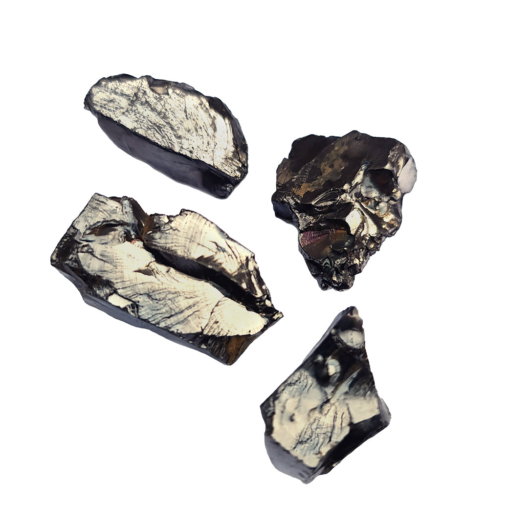 Schungit Edel Rohsteine von Steinwelten