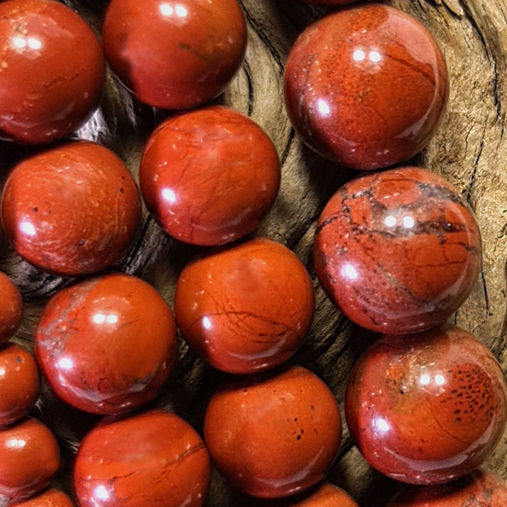 Roter Jaspis Kettenstrang von Steinwelten