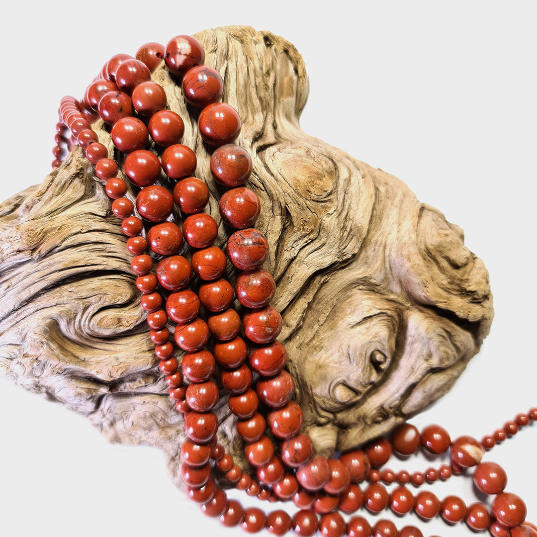 Roter Jaspis Kettenstrang von Steinwelten